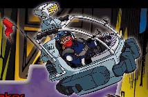 Tennyson flying in his hoverchair